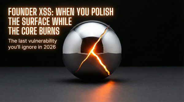 Founder XSS: When You Polish the Surface While the Core Burns