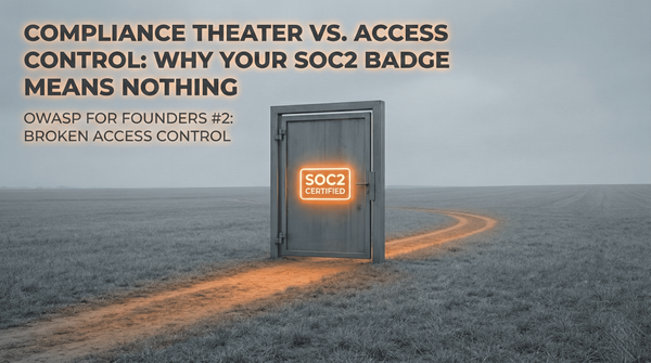 Compliance Theatre vs. Access Control: Why Your SOC2 Badge Means Nothing
